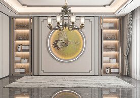 中式客厅背景墙