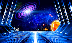 星空立体画