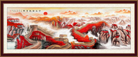 长城山水画