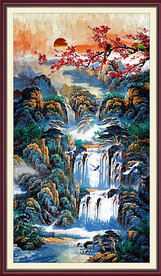 玄关山水画