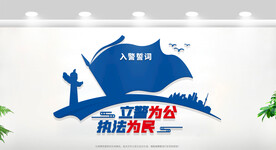 入警誓词文化墙