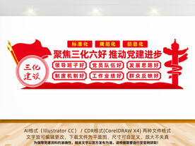 三化六好文化墙