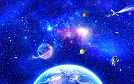 蓝色星空