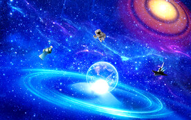黑洞星空