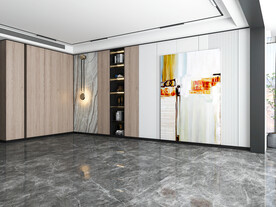 现代客厅场景家具空景