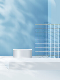 电商展台立体背景