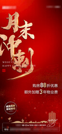 月末冲刺销售海报