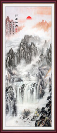 玄关山水画