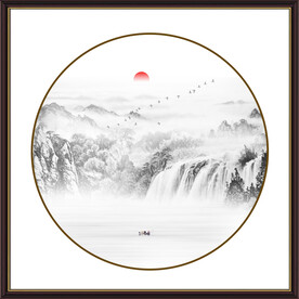 水墨山水画