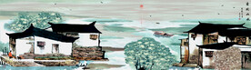 水墨江南水乡春早