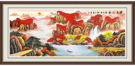 鸿运当头 风水画 