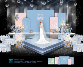 蓝色小清新婚礼