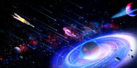 梦幻星空流星雨