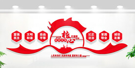 社会主义核心价值观文化墙