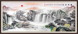 国画山水画