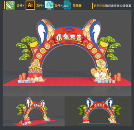 虎年门头