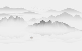 新中式山水画