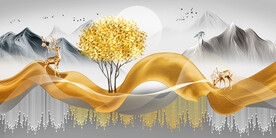 晶瓷画 抽象画 新中式