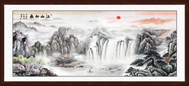 国画山水画