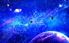 宇宙梦幻星空背景