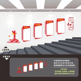 党建楼梯文化墙