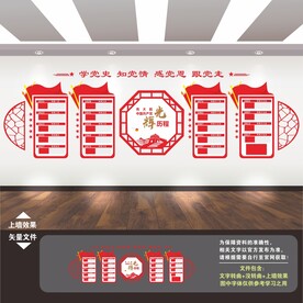 党的光辉历程文化墙