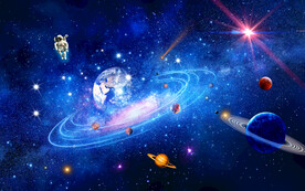 浩瀚太空星空背景