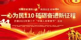 全国110宣传日宣传栏