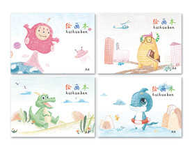 本册封面 图画本  图片