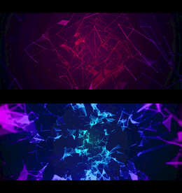 4K高清抽象渐变点线元素视频