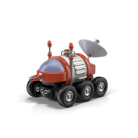 太空元素航天卫星宇航车素材模型