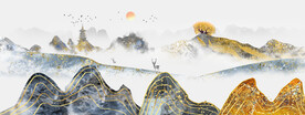 客厅山水画