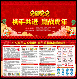 虎年宣传栏