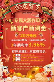 银行存款海报
