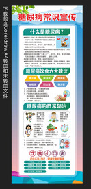 糖尿病常识宣传展架