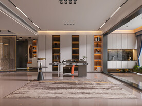 现代客厅背景墙