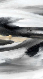 抽象水墨油画装饰画