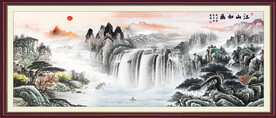 国画山水画