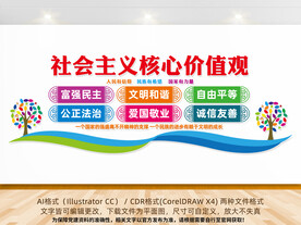 社区核心价值观文化墙