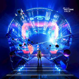 科幻星空背景墙