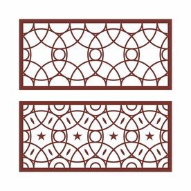 中式矢量雕花花纹