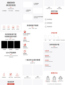 护肤面霜精华液精华乳详情页描述