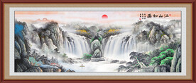 国画山水画