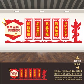 退役军人文化墙