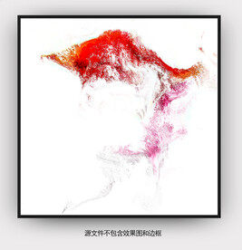 玄关抽象油画