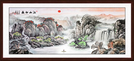 国画山水画
