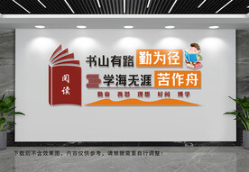 阅览室文化墙