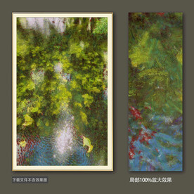 抽象油画装饰画轻奢手绘极简画