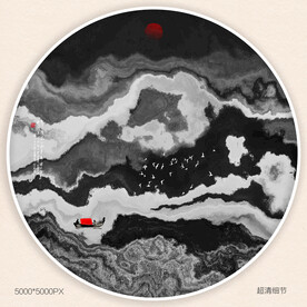 国画山水