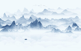 新中式山水画